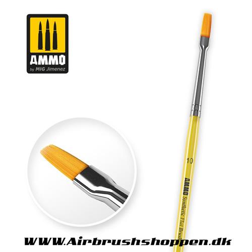 A.MIG 8622 10 Synthetic Flat Brush